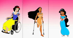 Princesses Disney handicapées