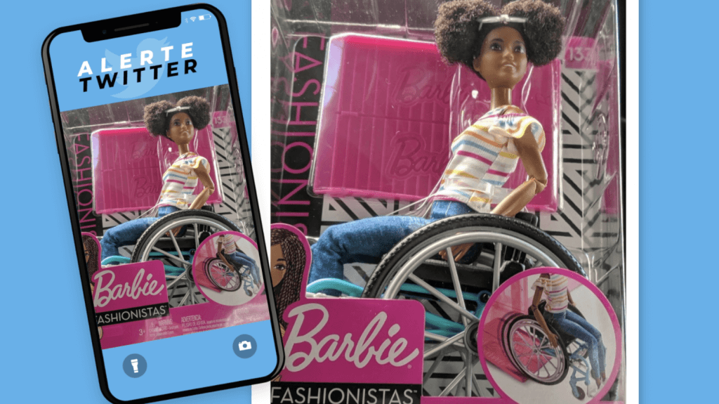 Une poupée Barbie Noire et en fauteuil fait fureur sur les resaux sociaux  américain, et bientôt sur le marché français